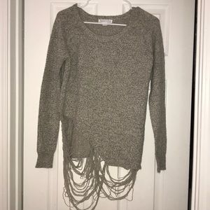 Fringe sweater
